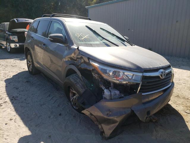 Salvage cars for sale from Copart Midway, FL: 2015 Toyota Highlander