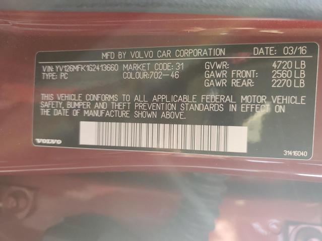 YV126MFK1G2413660 Volvo S60 Premier