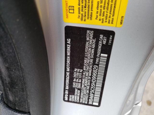 2017 BMW 650 I WBA6F5C55HD996829