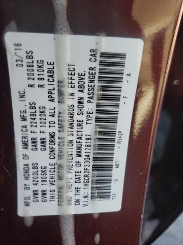2016 HONDA ACCORD LX - 1HGCR2F33GA178197