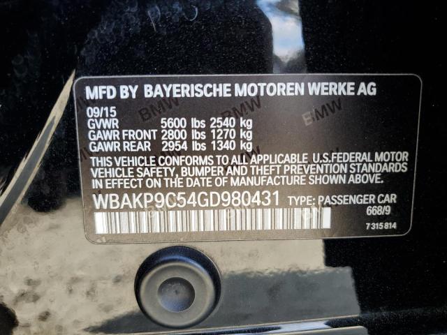 2016 BMW 550 XI - WBAKP9C54GD980431