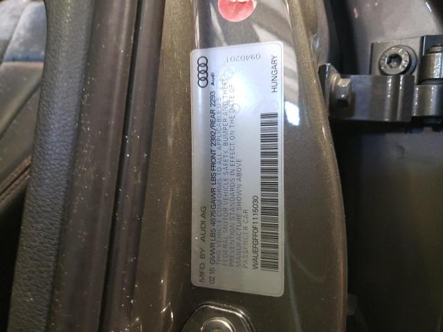 2015 AUDI A3 TECHNIK WAUEFGFF0F1115030