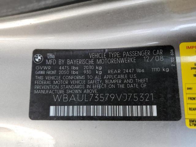 WBAUL73579VJ75321 BMW 128 I