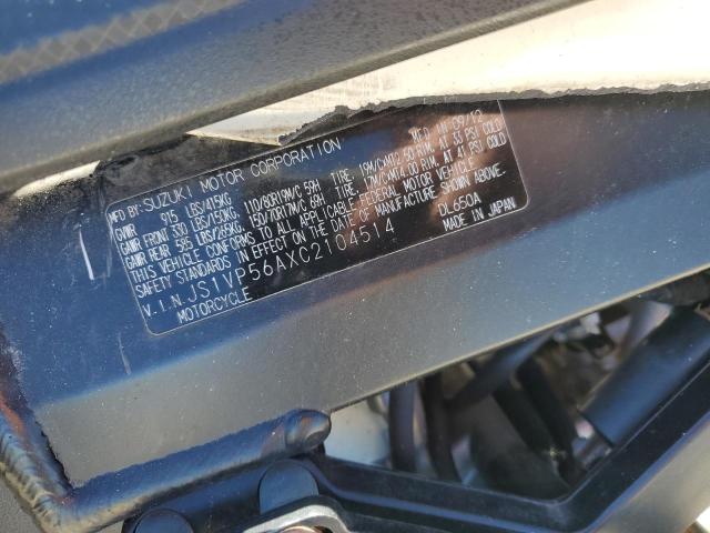 2012 SUZUKI DL650 A JS1VP56AXC2104514
