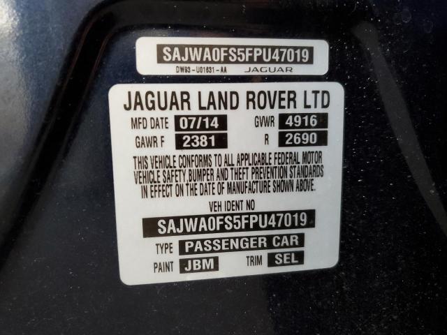 2015 JAGUAR XF 2.0T PR SAJWA0FS5FPU47019