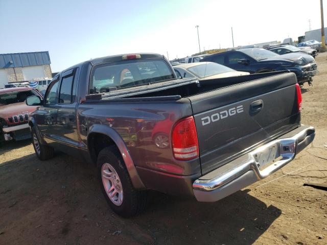 2002 DODGE DAKOTA QUAD SLT VIN: 1B7HL48X02S675163