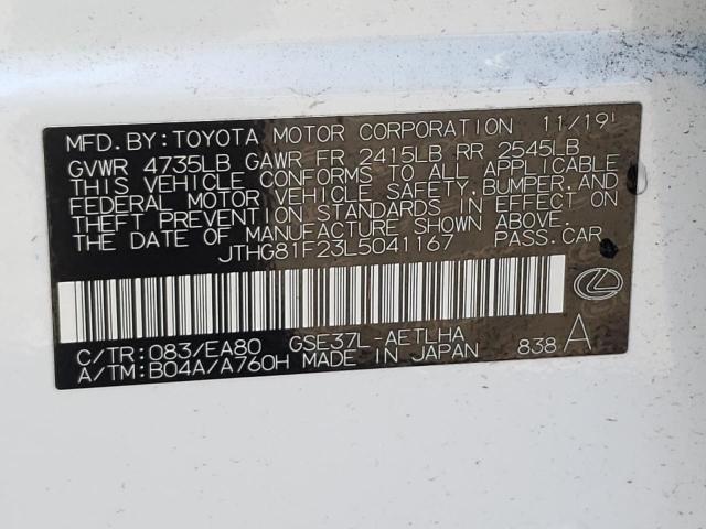 2020 LEXUS IS 300 F-S JTHG81F23L5041167