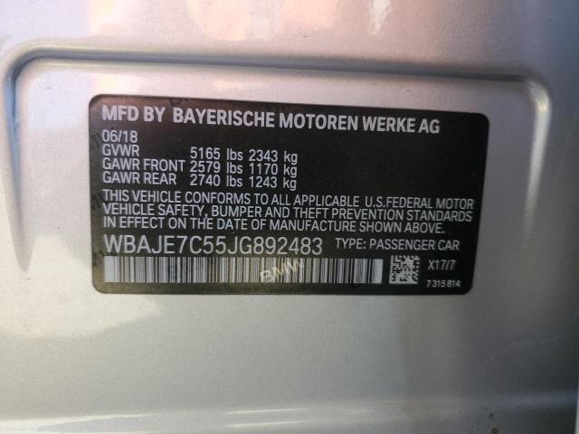 WBAJE7C55JG892483 BMW 540 XI