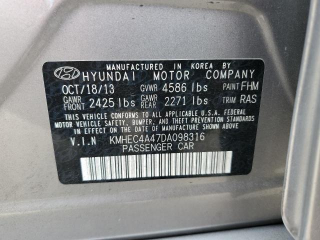 VIN KMHEC4A47DA098316 2013 HYUNDAI SONATA no.10