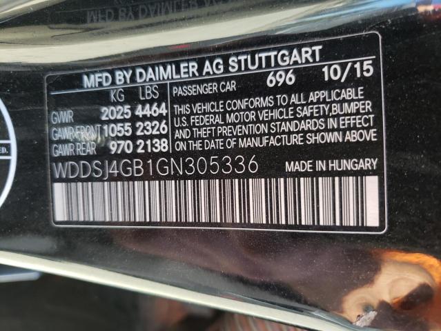 2016 MERCEDES-BENZ CLA 250 4M - WDDSJ4GB1GN305336