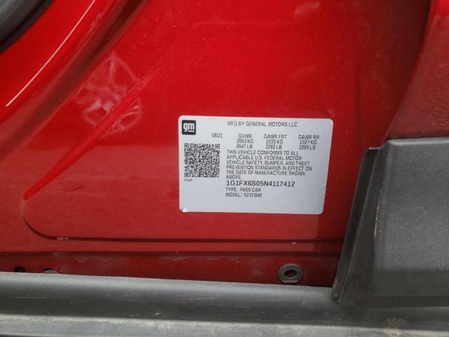 2022 CHEVROLET BOLT EV 2L 1G1FX6S05N4117412