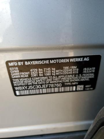 2018 BMW X2 XDRIVE2 - WBXYJ5C30JEF78760
