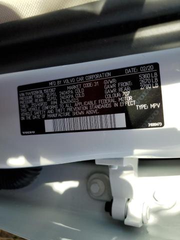 2020 VOLVO 122S YV4102RK8L1561367