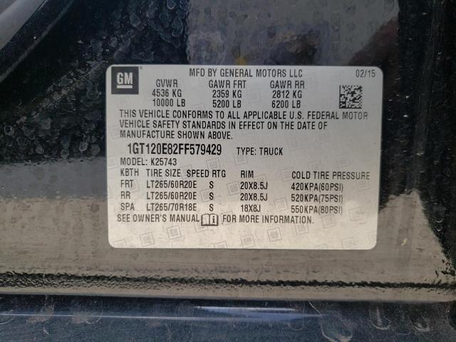 2015 GMC SIERRA DEN 1GT120E82FF579429