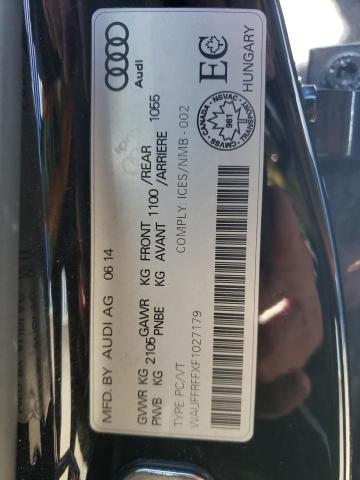 2015 AUDI A3 WAUFFRFFXF1027179