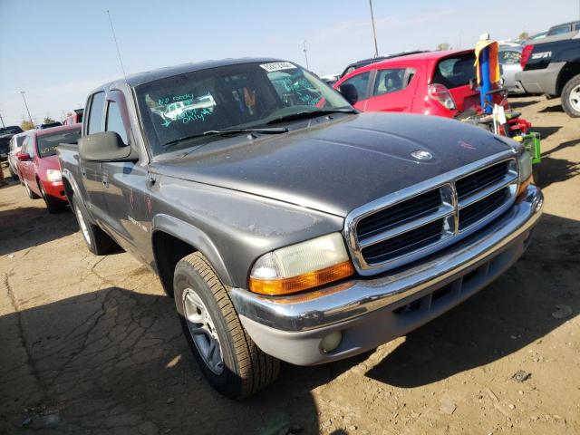 2002 DODGE DAKOTA QUAD SLT VIN: 1B7HL48X02S675163