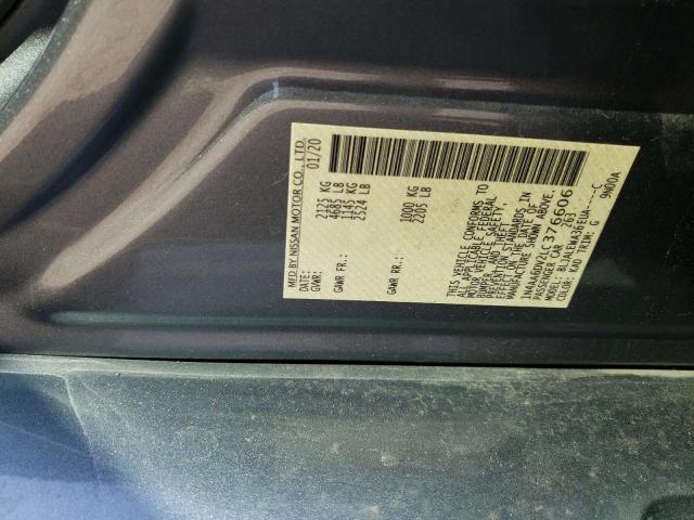 2020 NISSAN MAXIMA SL 1N4AA6DV2LC376606