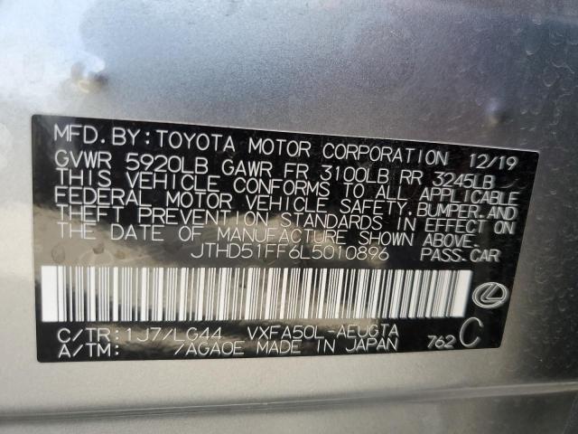 2020 LEXUS LS 500 BAS JTHD51FF6L5010896