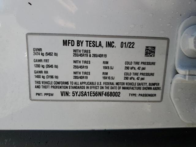 5YJSA1E56NF468002 Tesla Model S  10