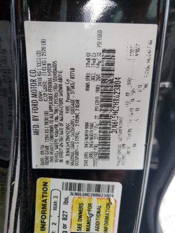 2017 LINCOLN MKZ BLACK 3LN6L5HC2HR623804