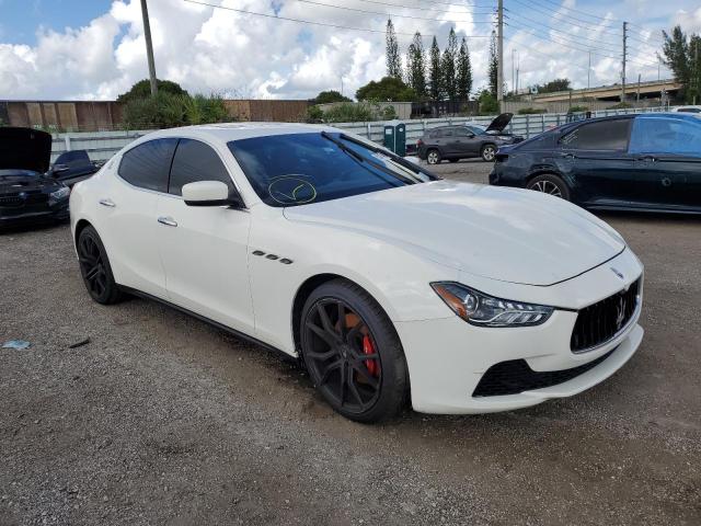 Vehiculos salvage en venta de Copart Miami, FL: 2014 Maserati Ghibli