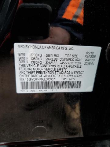 2018 ACURA MDX SPORT - 5J8YD7H79JL000937