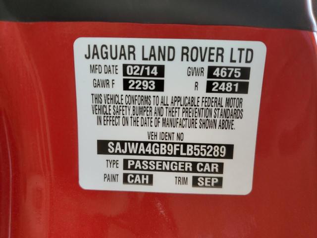 2015 JAGUAR XK SAJWA4GB9FLB55289