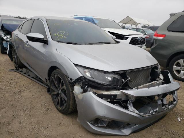 Salvage cars for sale from Copart San Martin, CA: 2019 Honda Civic Sport