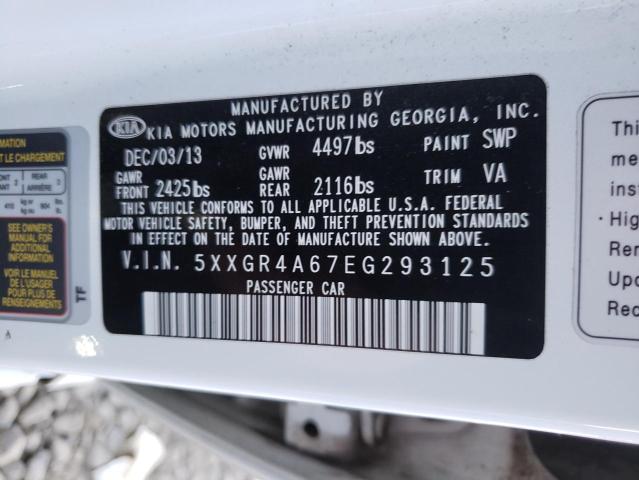 5XXGR4A67EG293125 KIA OPTIMA SX