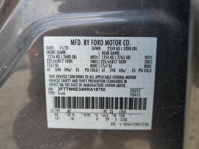 2022 FORD MAVERICK X 3FTTW8E34NRA18750