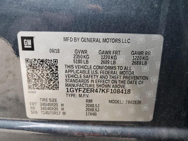 2019 CADILLAC XT4 SPORT - 1GYFZER47KF108418