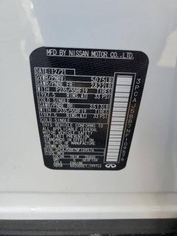 2022 INFINITI QX50 LUXE 3PCAJ5BB7NF109576