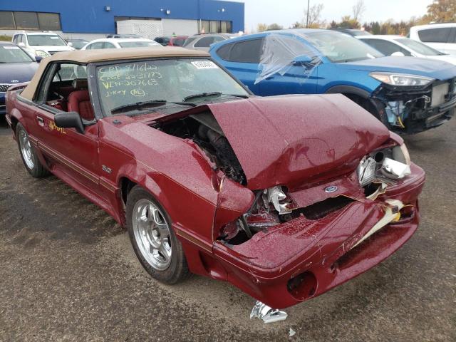 Vehiculos salvage en venta de Copart Woodhaven, MI: 1988 Ford Mustang GT