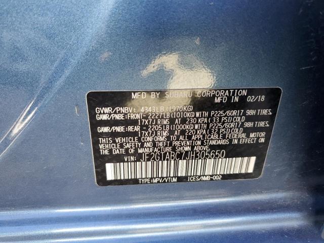 JF2GTABC7JH305650 Subaru Crosstrek Premium