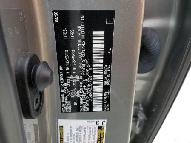 2020 LEXUS RX 450H L JTJHGKFA6L2014520