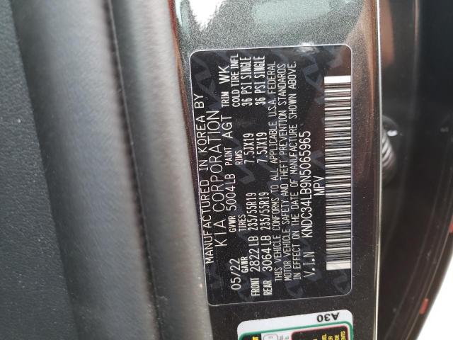 2022 KIA EV6 LIGHT KNDC34LB9N5065965