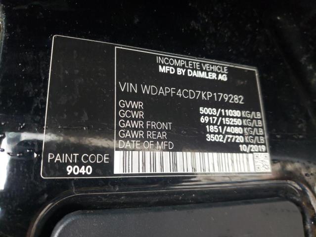 2019 MERCEDES-BENZ SPRINTER 3 WDAPF4CD7KP179282