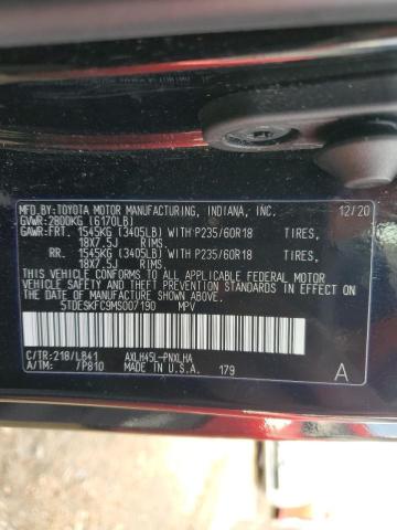 5TDESKFC9MS007190 2021 Toyota Sienna Limited