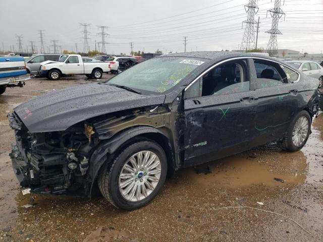 VIN: 3FA6P0LU4ER329494 Auction: COPART Lot: 61756362 Location: IL - CHICAGO NORTH 3FA6P0LU4ER329494 FORD FUSION 2014 BLACK Photo 9