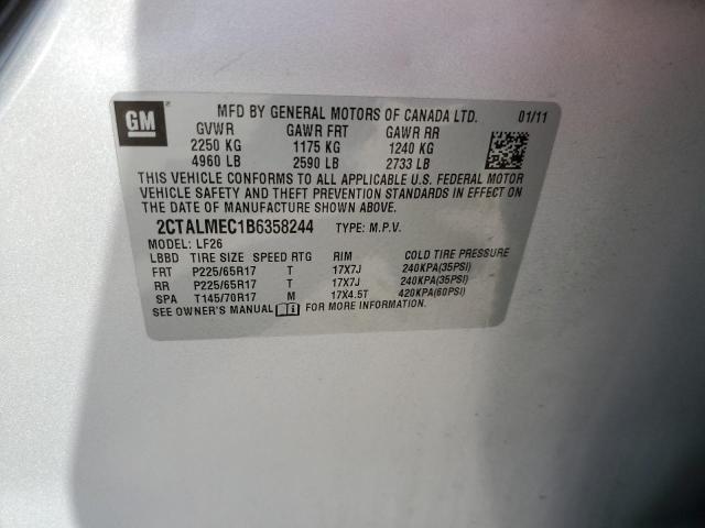 2CTALMEC1B6358244 GMC Terrain Sle