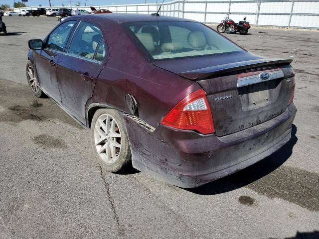 FORD FUSION SEL 2011 purple  gas 3FAHP0JA8BR149285 photo #4