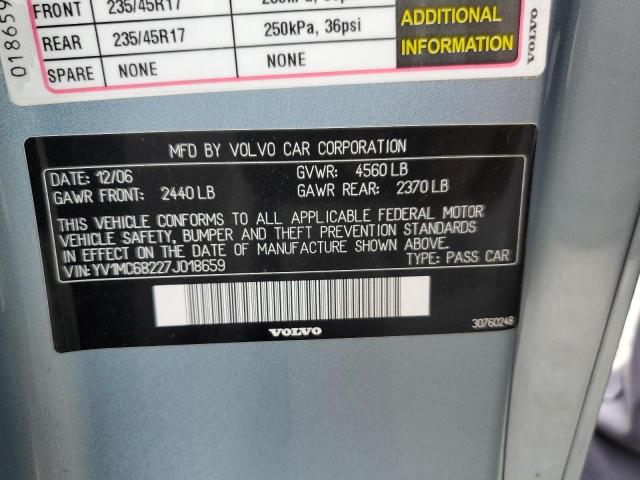 YV1MC68227J018659 Volvo C70