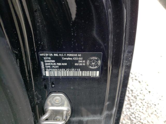 2018 PORSCHE 911 TARGA WP0BB2A9XJS135116
