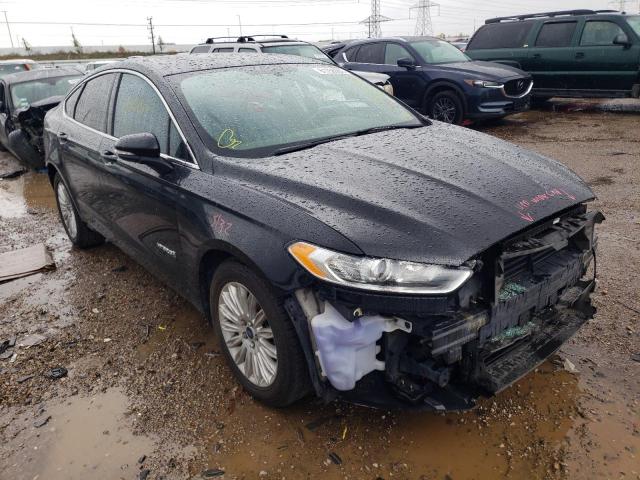 VIN: 3FA6P0LU4ER329494 Auction: COPART Lot: 61756362 Location: IL - CHICAGO NORTH 3FA6P0LU4ER329494 FORD FUSION 2014 BLACK Photo 1