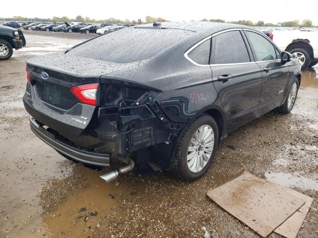 VIN: 3FA6P0LU4ER329494 Auction: COPART Lot: 61756362 Location: IL - CHICAGO NORTH 3FA6P0LU4ER329494 FORD FUSION 2014 BLACK Photo 4