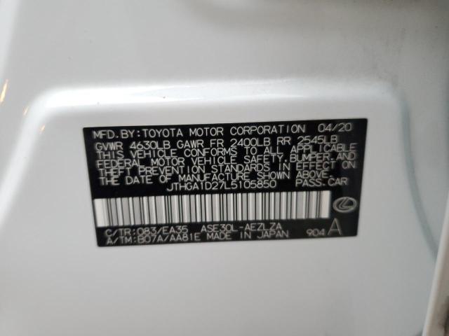 2020 LEXUS IS 300 F-S JTHGA1D27L5105850