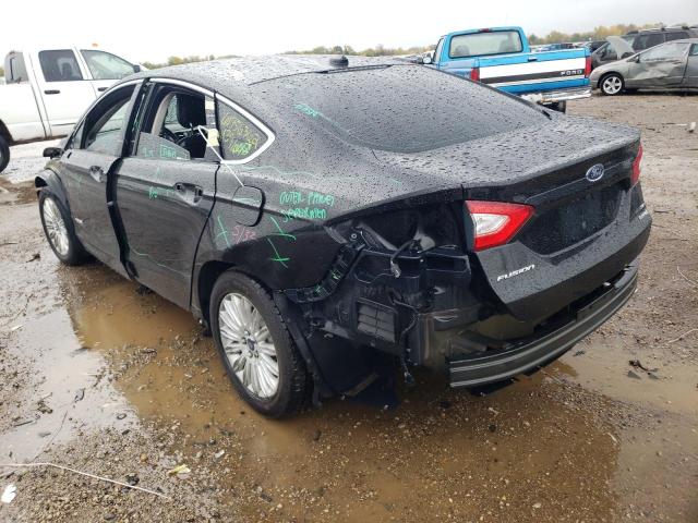 VIN: 3FA6P0LU4ER329494 Auction: COPART Lot: 61756362 Location: IL - CHICAGO NORTH 3FA6P0LU4ER329494 FORD FUSION 2014 BLACK Photo 3