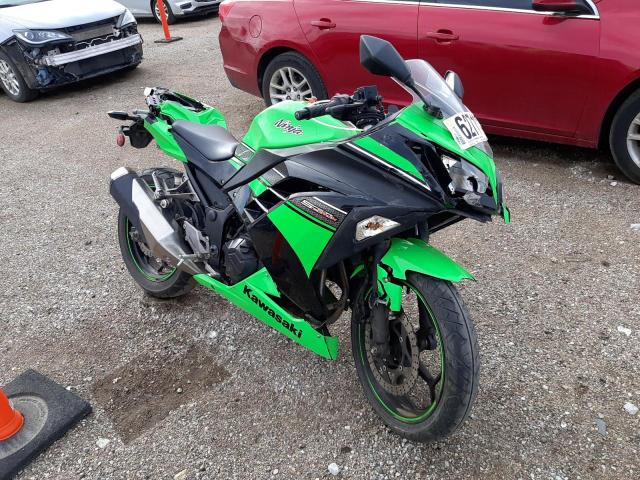 Salvage cars for sale from Copart Greenwood, NE: 2013 Kawasaki EX300 A