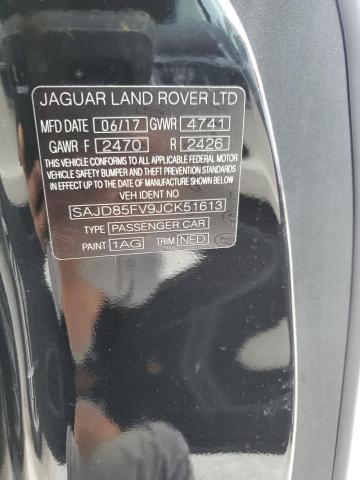 2018 JAGUAR F-TYPE R D SAJD85FV9JCK51613