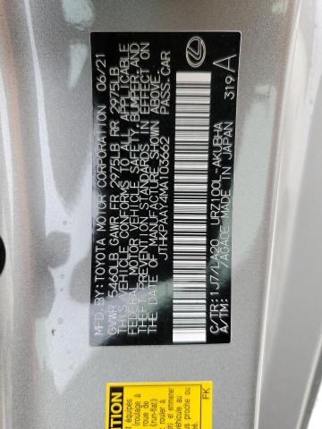 2021 LEXUS LC 500 JTHKPAAY4MA103662